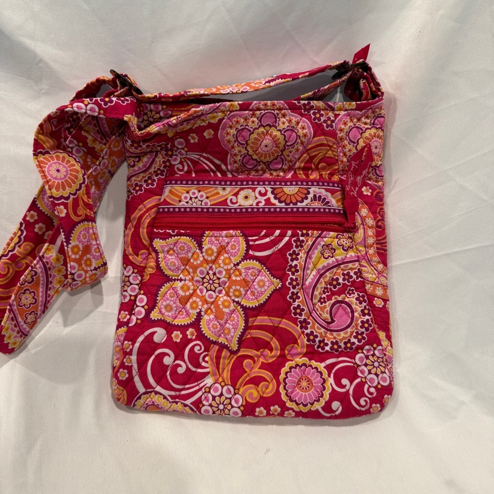 Vera Bradley Hipster Crossbody in Retired Raspberry Fizz